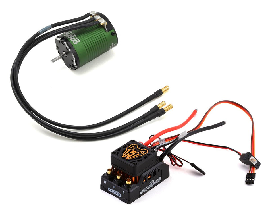 Castle Creations Copperhead 10 Waterproof 1/10 Sensored Combo 1406 5700Kv Basher Edition