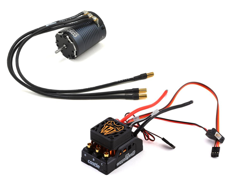 Castle Creations Copperhead 10 Waterproof 1/10 Sensored Combo Slate 3800Kv Crawler Edition