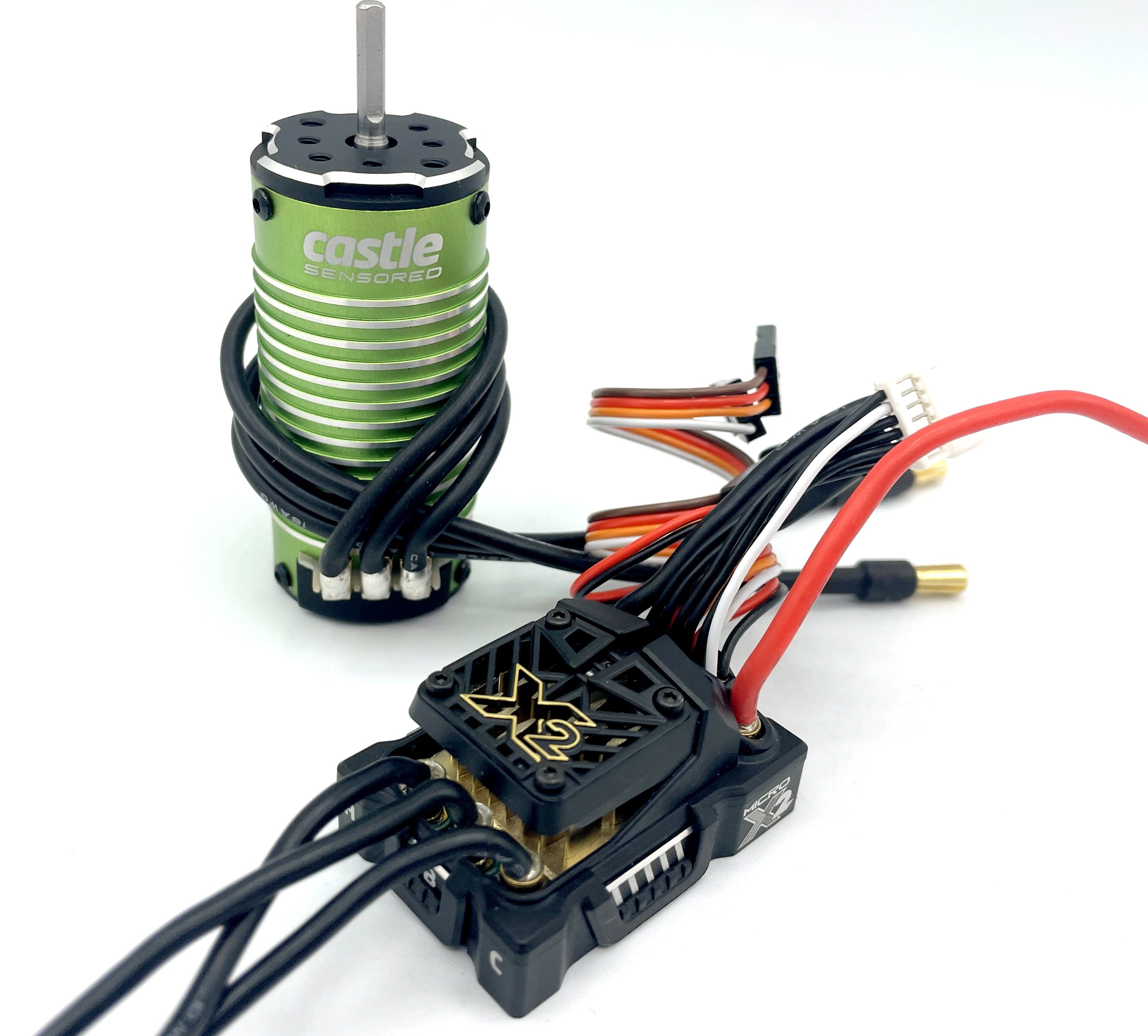 Castle Creations Mamba Micro X2 16.8V WP ESC 5600KV Sensored Motor CSE010-0171-05 Default Title