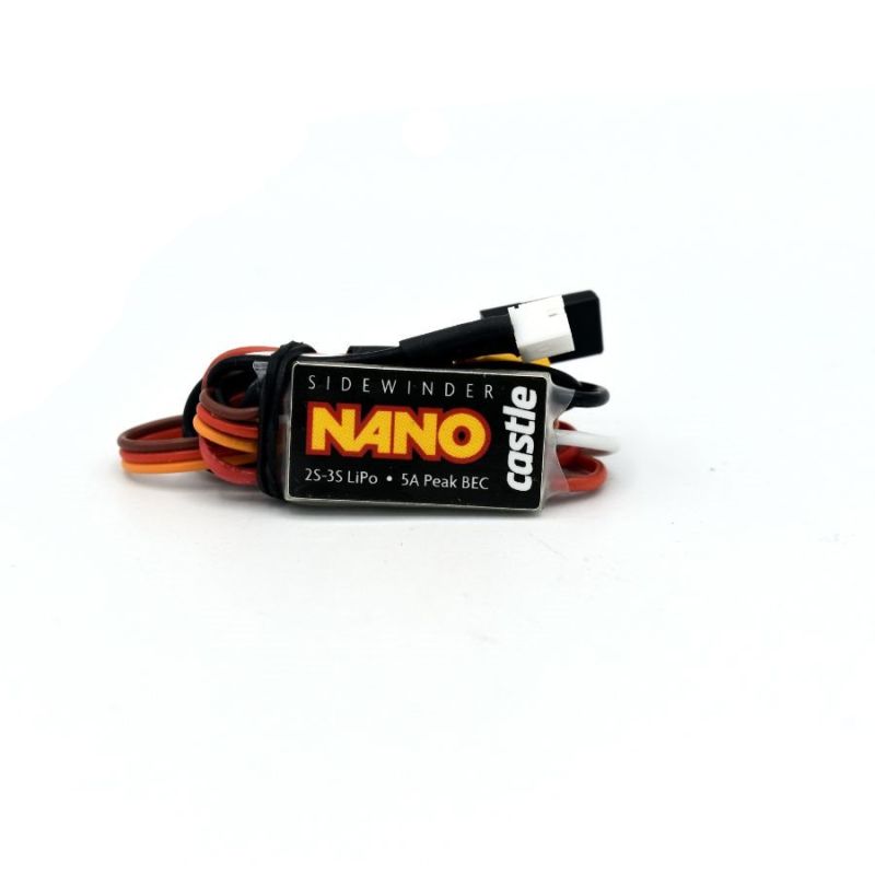 Castle Creations Sidewinder Nano Micro PnP ESC, 12.6V, with XT30 and JST Plugs 010-0176-01