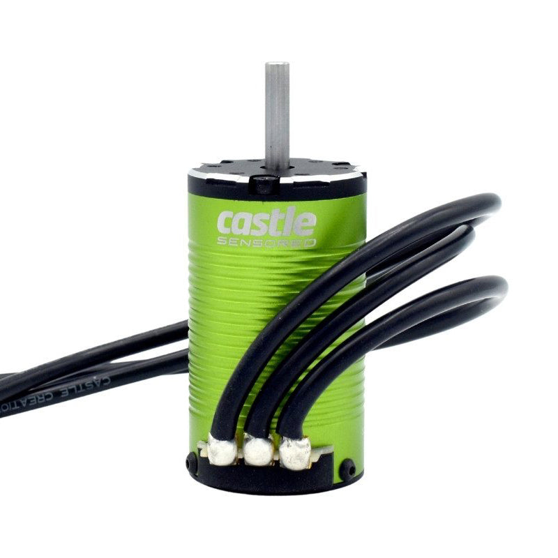 Castle Creations 1412 Sensored 4-Pole Brushless No Prep Drag Motor 6400kV 060-0089-00 Default Title