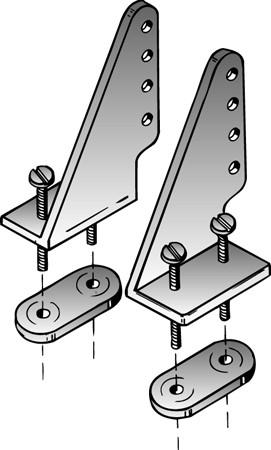 Dubro Nylon Control Horns Left & Right 105 Default Title