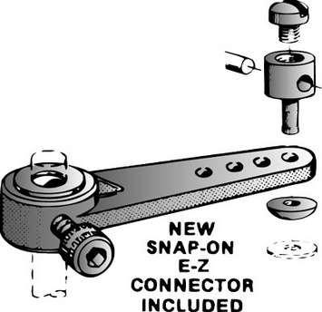 Dubro 1 1/4" Nylon Steering Arm Assembly 155 Default Title