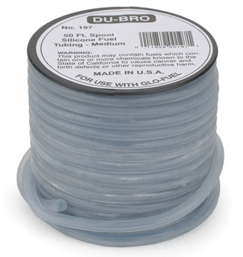 Dubro Super Blue Silicone Tubing Medium (3/32" ID) 50' Spool 197 Default Title