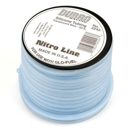 Dubro 50' Nitro Line Silicone Fuel Tubing-Blue 2243 Default Title