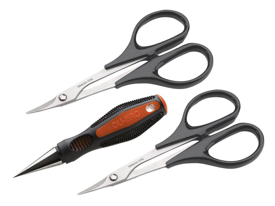 Dubro Body Reamer & Scissors Set Curved & Straight 2331 Default Title