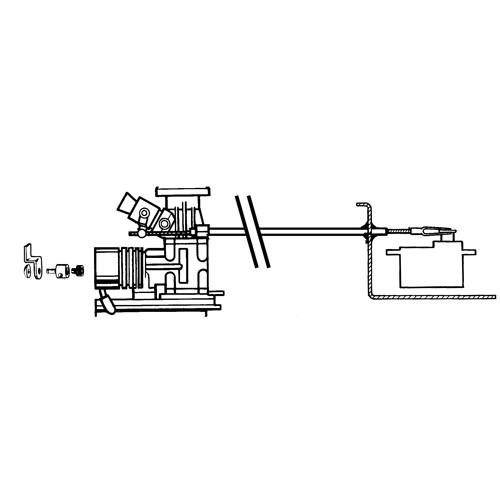 Dubro Throttle Cable Assembly 3105 Default Title