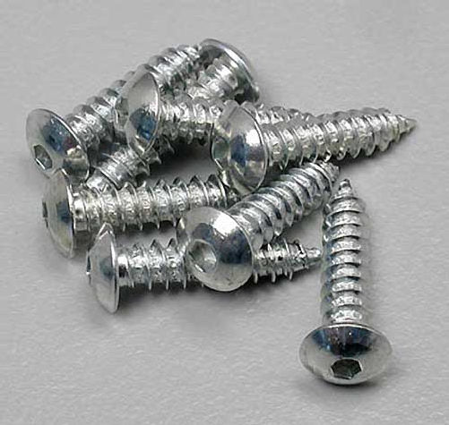 Dubro #4x1/2" Button Head Sheet Metal Screws 8pc 527 Default Title