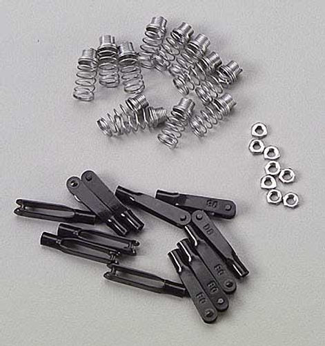 Dubro 4-40 Spring Steel Kwik-Links (For .093 Wire) 12/pkg 601 Default Title