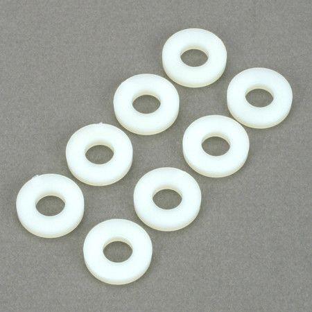 Dubro #8 Nylon Flat Washer 8/pkg 637 Default Title