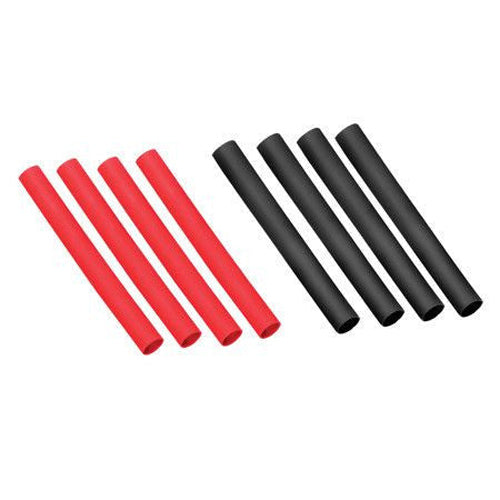 Dubro 1/8" (3.1mm) Heat Shrink Tubing (4 Red & 4 Black / pkg) 938 Default Title