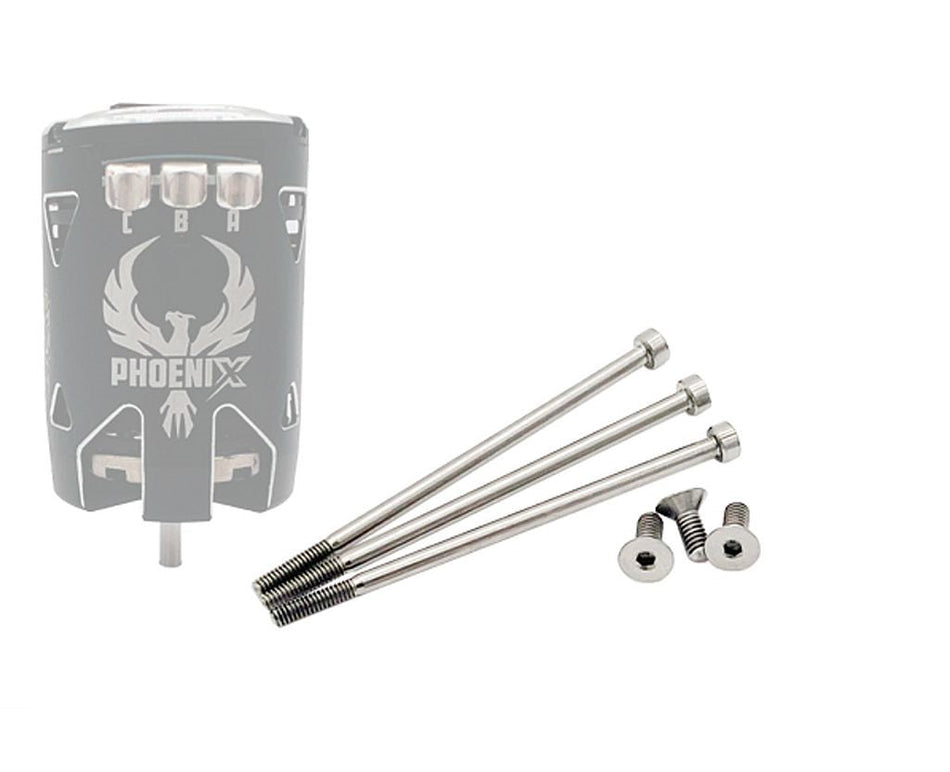 Exalt Complete Titanium Screw Kit 6p, for Modified Phoenix Motor 0232M