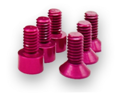 Exalt Complete Spec Motor Pink Aluminum Screw Kit 0242P