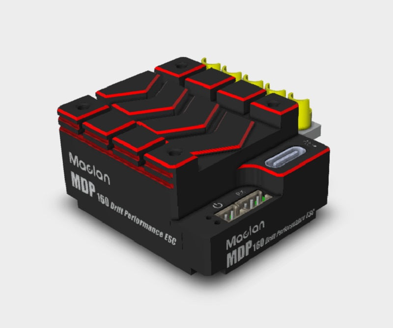 Maclan Racing MDP 160 Drift Performance ESC (Black/Red) MCL2021