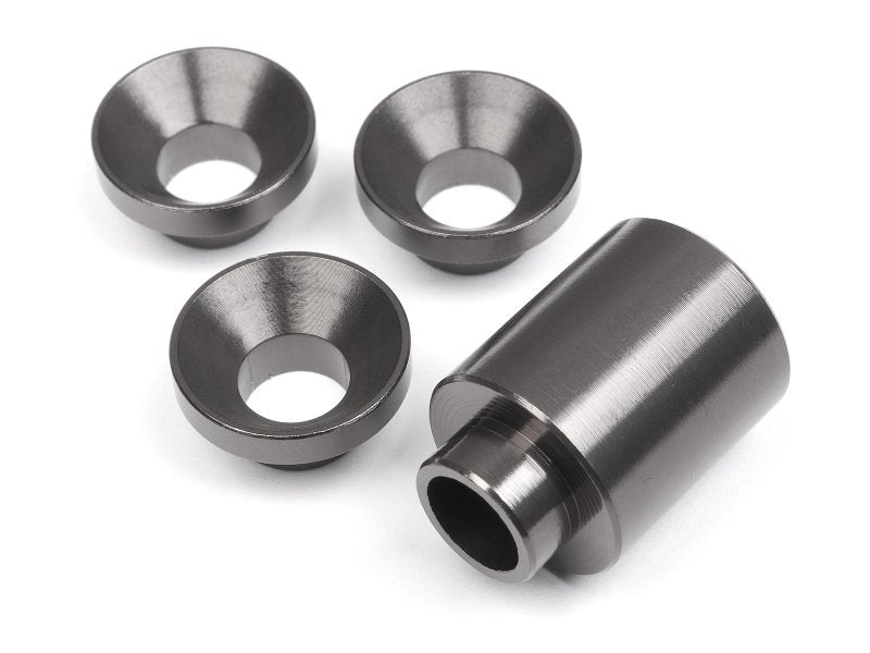 HPI Racing Spacer Set for Clutch Bell Holder (Gunmetal) Baja 5SC/D-Box/Boss
