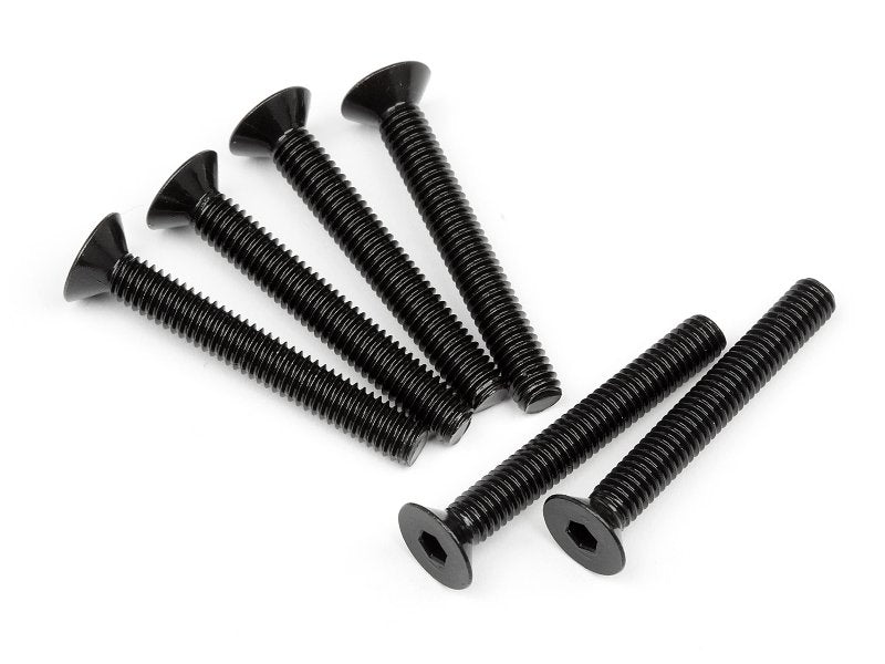 HPI Racing Flat Head Screw M4X30mm Hex Socket (6pcs)