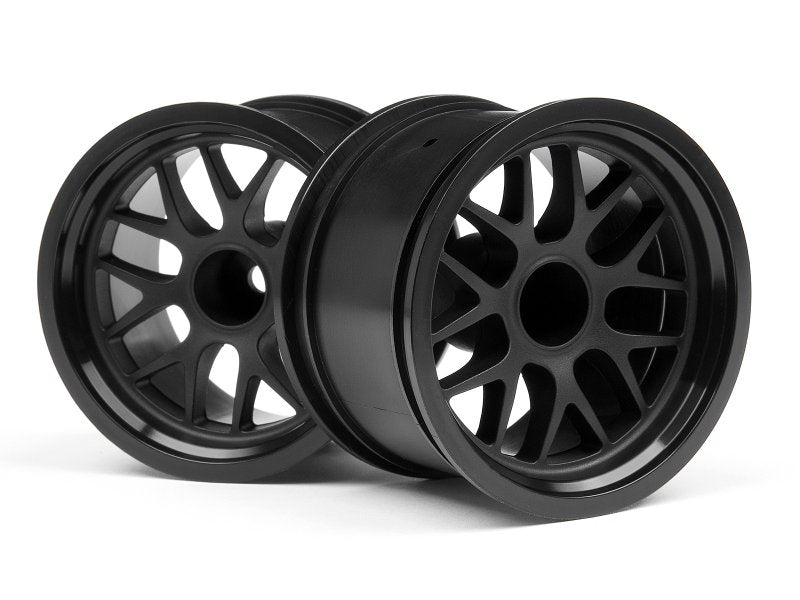HPI Racing BBS Spoke Wheel 48X34mm Black 14mm Offset (2pcs)