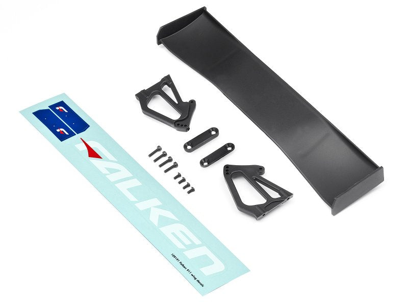 HPI Racing Black GT Wing Set, Type F, 10th Scale, for the Porsche 911 109159 Default Title