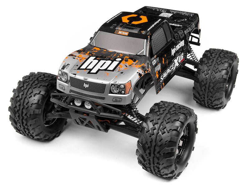 HPI Racing Nitro GT-3 Truck Painted Body Only Silver/Black 109883 Default Title