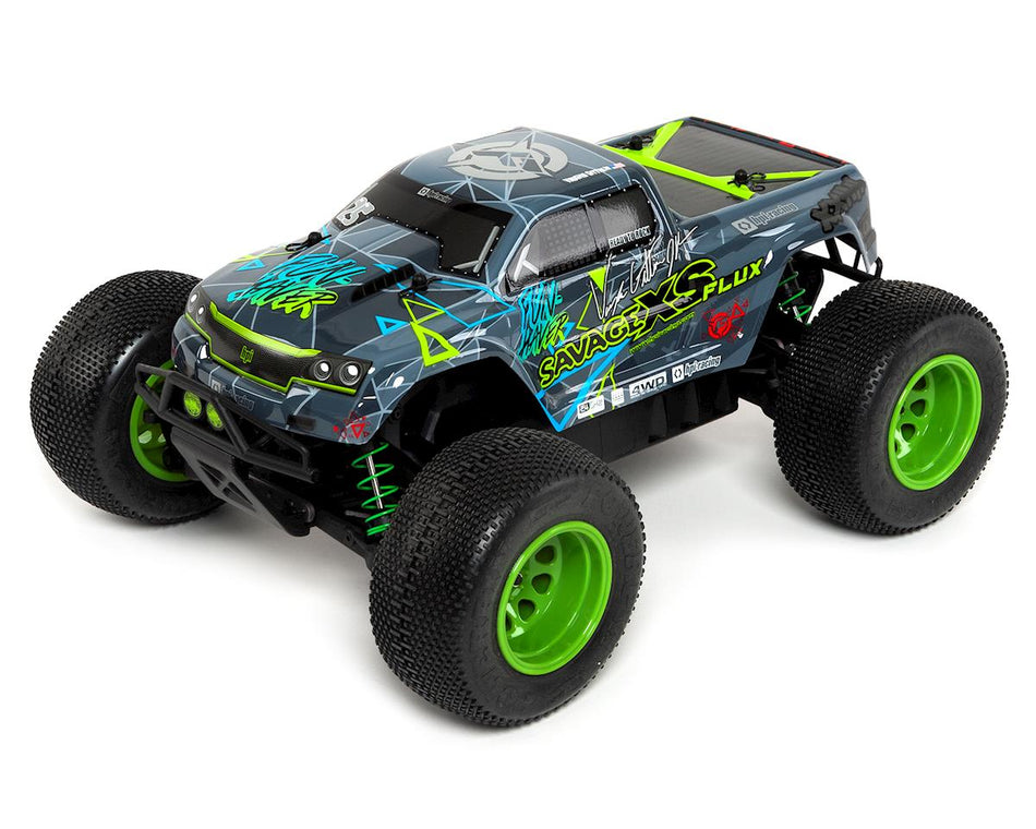 HPI Savage XS Flux Vaughn Gittin Jr RTR Mini Monster Truck 4WD with2.4GHz Radio