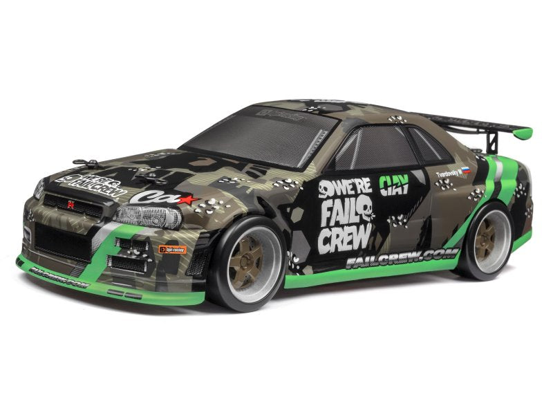 HPI Racing Fail Crew Nissan Skyline R34 GT-R Painted Body (fits 150mm Micro RS4) 120166 Default Title