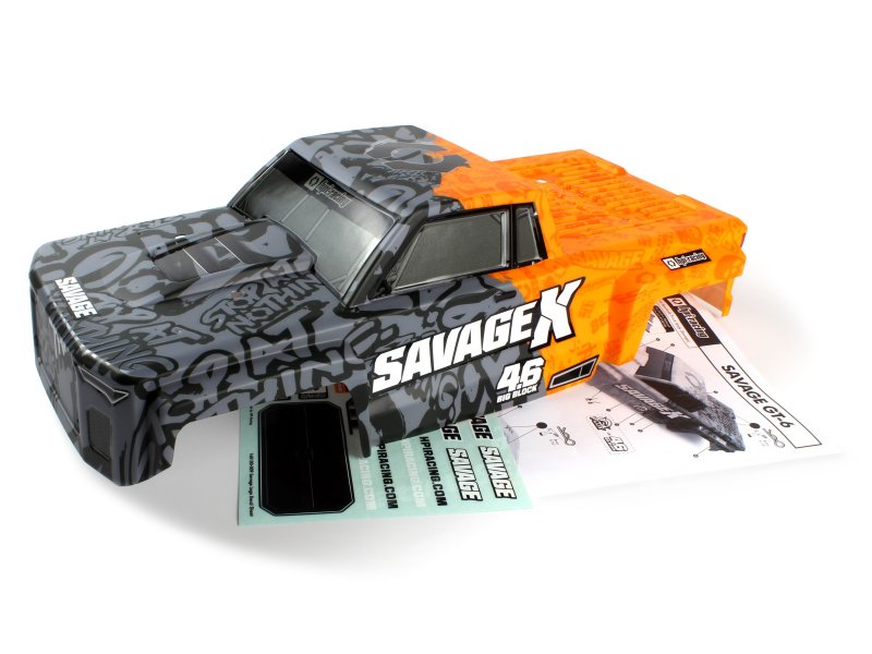 HPI Racing GT-6 Sportcab Painted Truck Body (Grey/Orange) 160104 Default Title