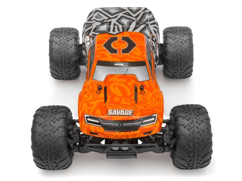 HPI Racing Savage GT-2XS Painted Truck Body Only ( Orange / Grey) HPI160326 Default Title