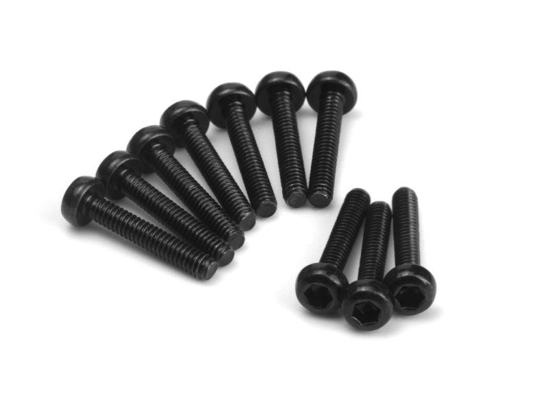 HPI Racing Button Head Screw M1.7x10mm (Hex Socket/10pcs) 161179