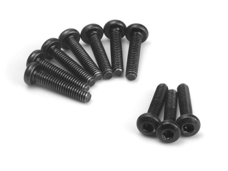 HPI Racing Button Head Screw M2x10mm (Hex Socket/10pcs) 161182