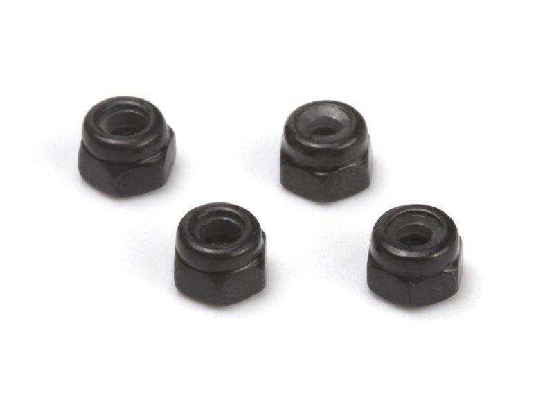 HPI Racing Lock Nut M2 (Black/4pcs)  161187
