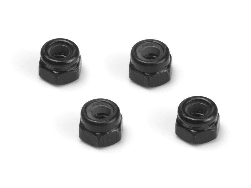 HPI Racing Lock Nut M2.5 (Black/4pcs)  161188