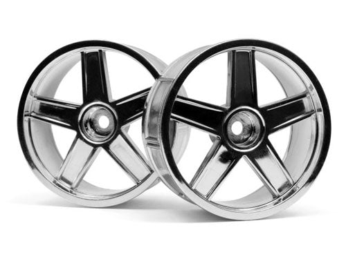 HPI Racing LP29 Wheel MF Type Chrome 3mm Offset (2pcs)