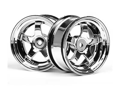 HPI Racing Work Meister S1 Wheel 26mm Chrome 9mm Offset