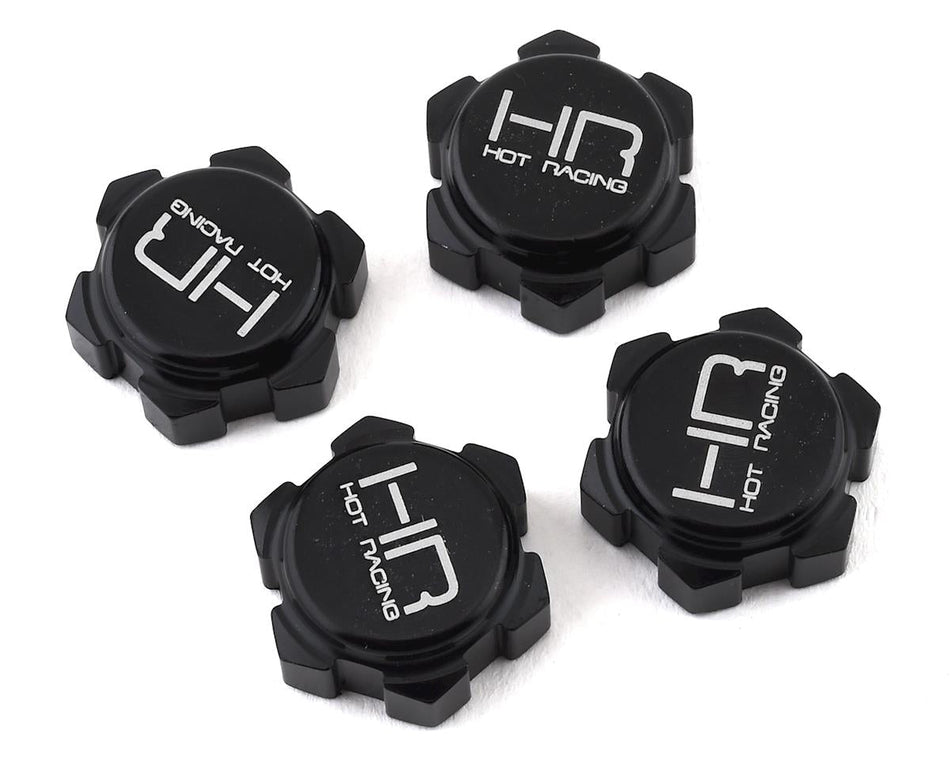 Hot Racing Aluminum 17mm Friction Dirt Shield Wheel Nuts for Arrma 1/8 Scale