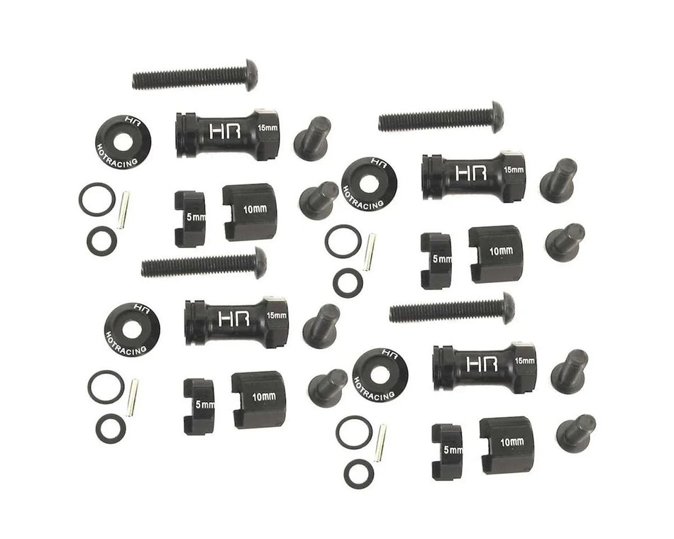 Hot Racing Aluminum 12mm Multi Width Hex Hub 30 to 60mm