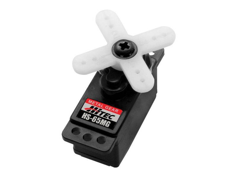 Hitec RCD HS-65MG Mighty Feather Metal Gear Servo .11sec/31oz @ 6.0v 32065S Default Title