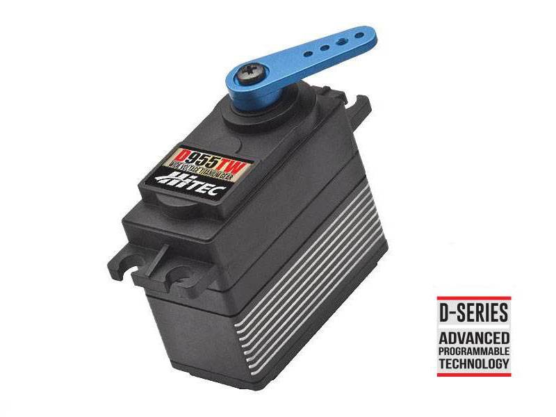 Hitec RCD D-955TW 32-Bit, High Torque, Titanium Gear Servo .12sec/404oz @ 7.4v 36955 Default Title