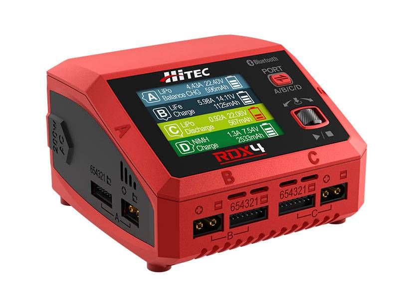 Hitec/RCD RDX4 AC/DC Multi-Function RC Smart Charger HRC44354