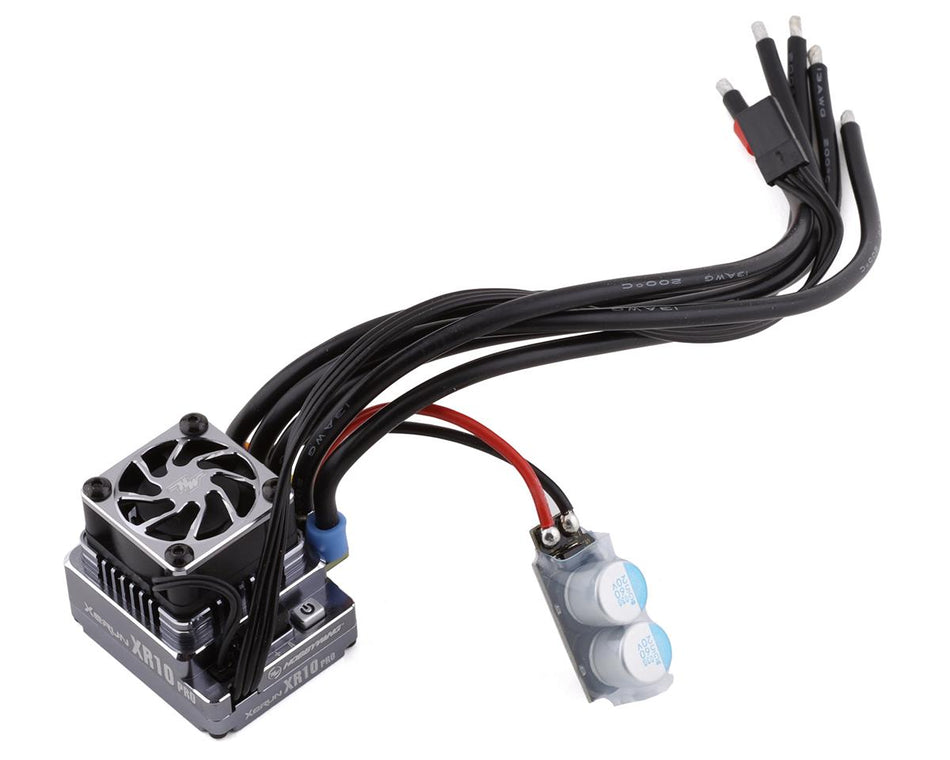 Hobbywing Xerun XR10 Pro G2S Elite 160A Sensored Brushless ESC (Midnight Silver)