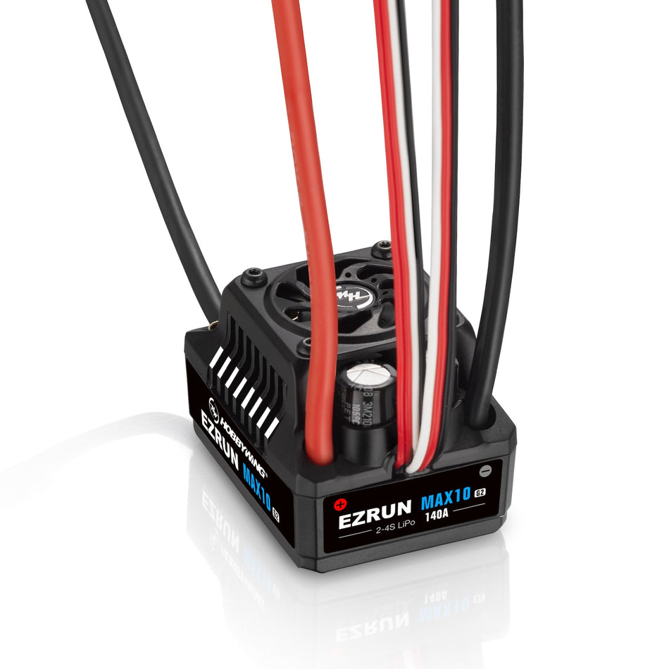 Hobbywing EZRun MAX10 G2 140 Amp Sensored Waterproof Brushless ESC HWI30102603 Default Title