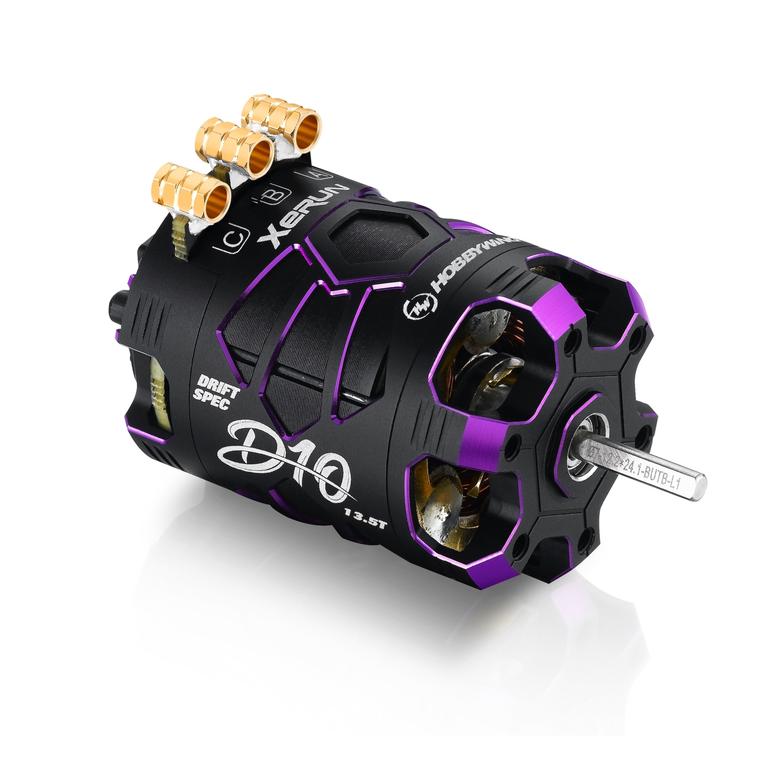 Hobbywing Xerun D10 Drift Brushless Motor 13.5T (Purple) 30401139 Default Title