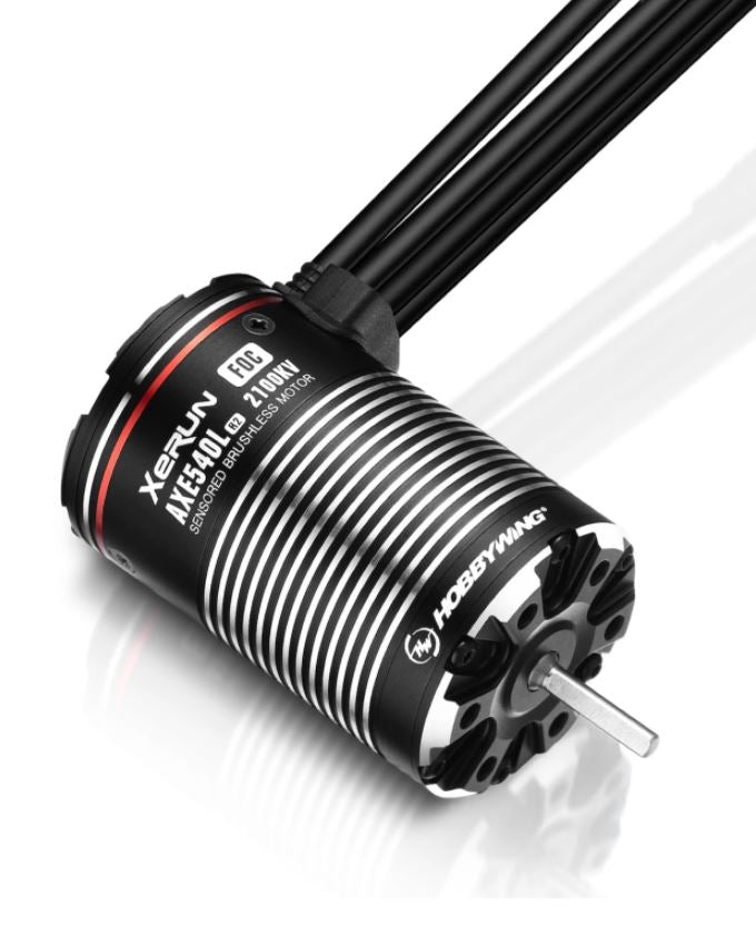 Hobbywing AXE-FOC R2 Sensored Brushless Motor 540L-1400KV 30401253 Default Title