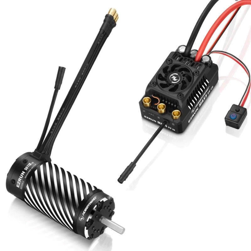 Hobbywing EZRun MAX5 G2 Sensored Brushless ESC Motor Combo 56118SD 650kV 38010603 Default Title