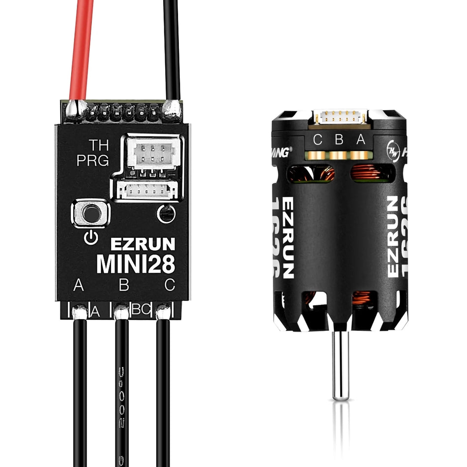 Hobbywing EZRun MINI28 1/28th Scale Sensored Brushless Combo 3500Kv HWI38020366 Default Title