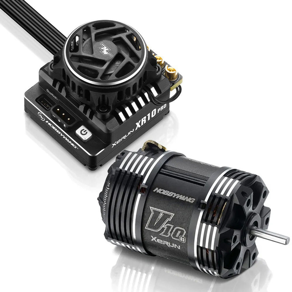 Hobbywing XR10 Pro G3 ESC + V10 G3 5.5T Modified Motor Combo 38020447