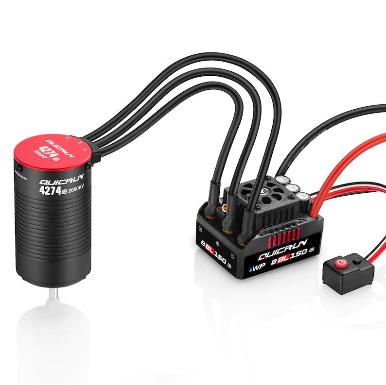 Hobbywing Quicrun WP 8BL150 G2 ESC with Ezrun 4274 G2 Motor Combo HWI38030401 Default Title