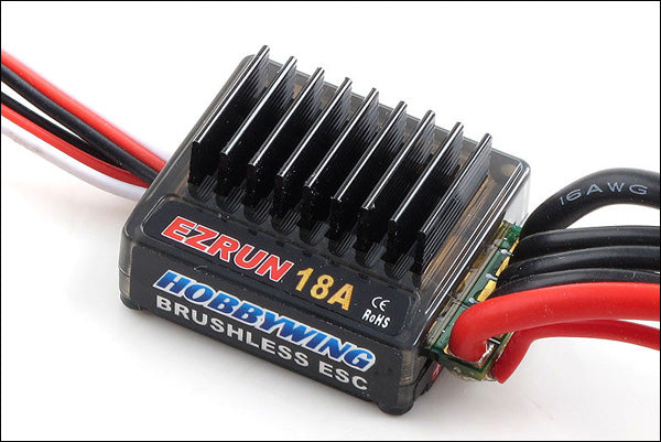 Hobbywing EZRun 18A Sensorless Brushless ESC 1/18 Car 81010020 Default Title