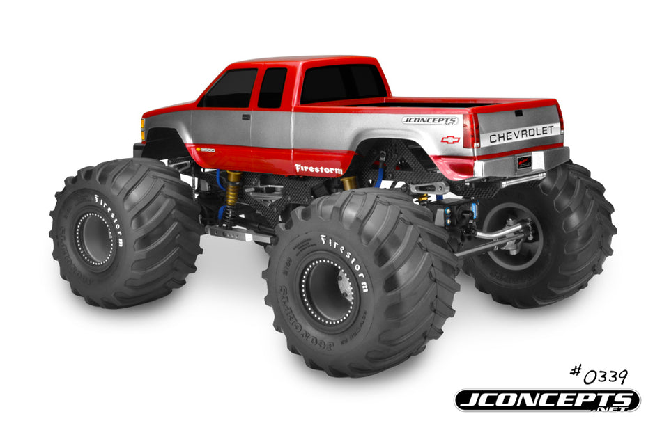 J Concepts 1988 Chevy Silverado Extended Cab, Monster Truck Body 0339 Default Title