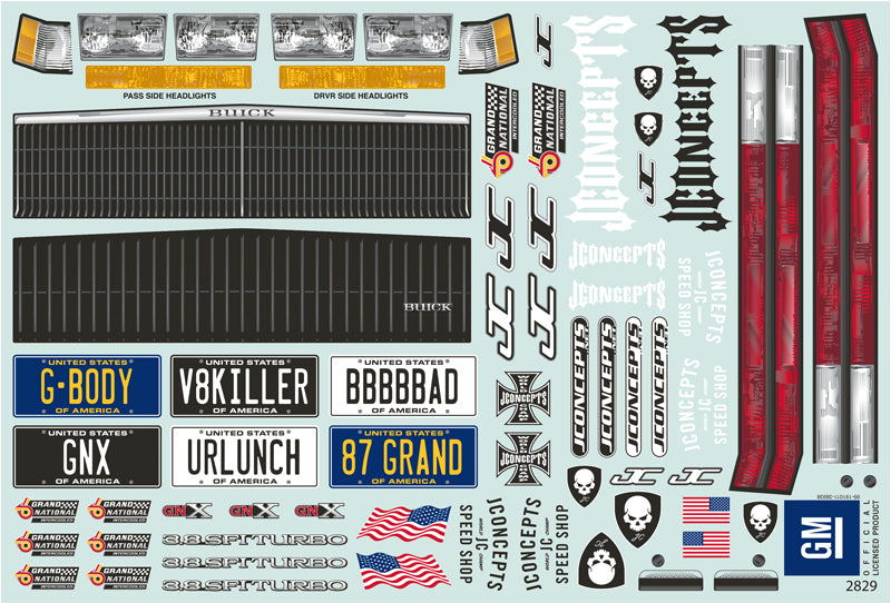 J Concepts 1987 Buick Grand National, Street Eliminator Body 0357 Default Title