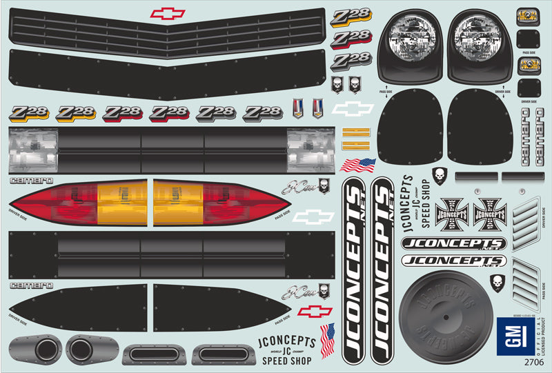 J Concepts 1978 Chevy Camaro - Street Stock Body 0395 Default Title